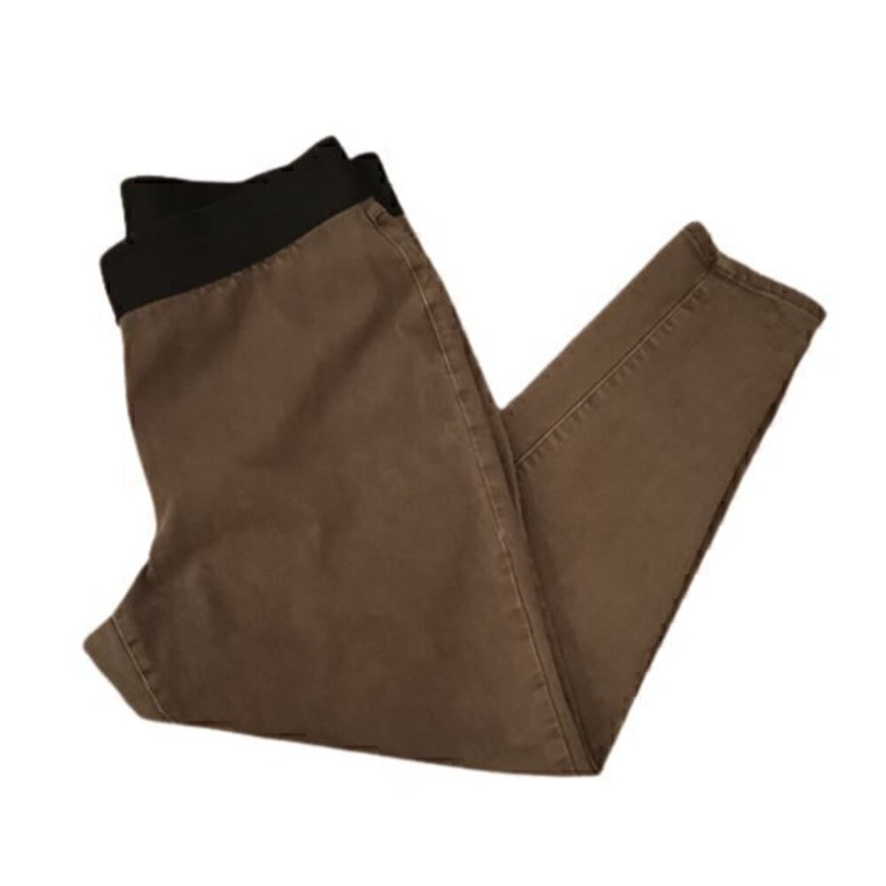[Lane Bryant] Pull Up Olive Green Pants - Size 16